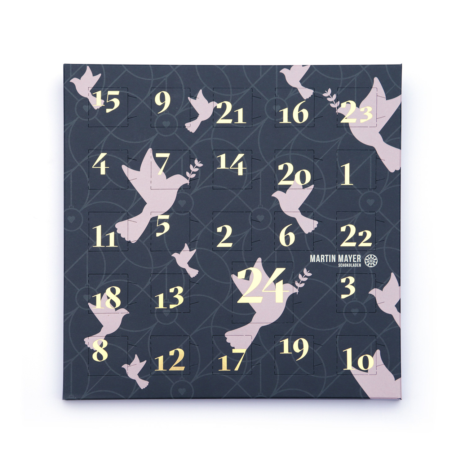 Adventkalender "Friedenstaube" - rosa