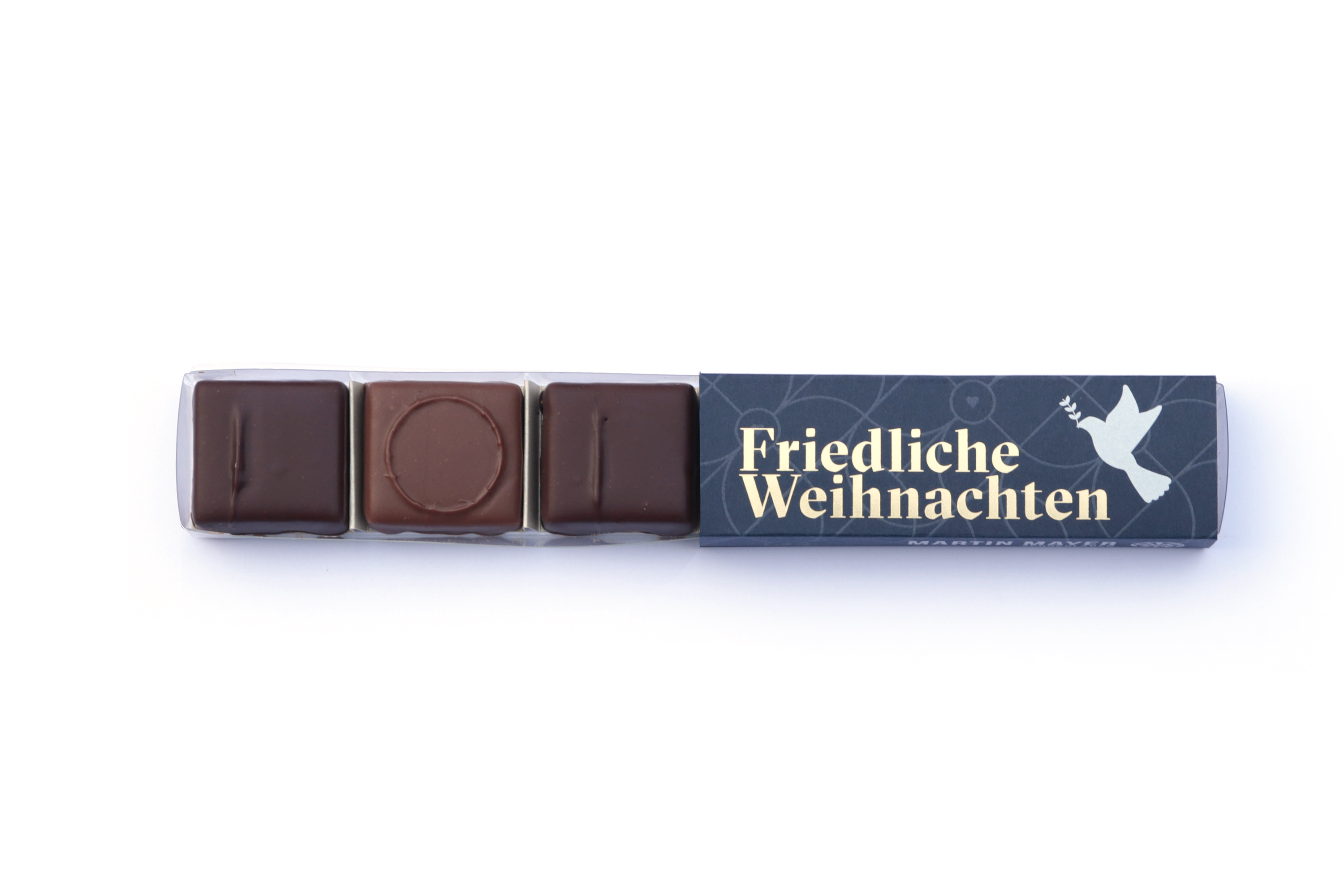 Pralinen Stange "Friedliche Weihnachten"