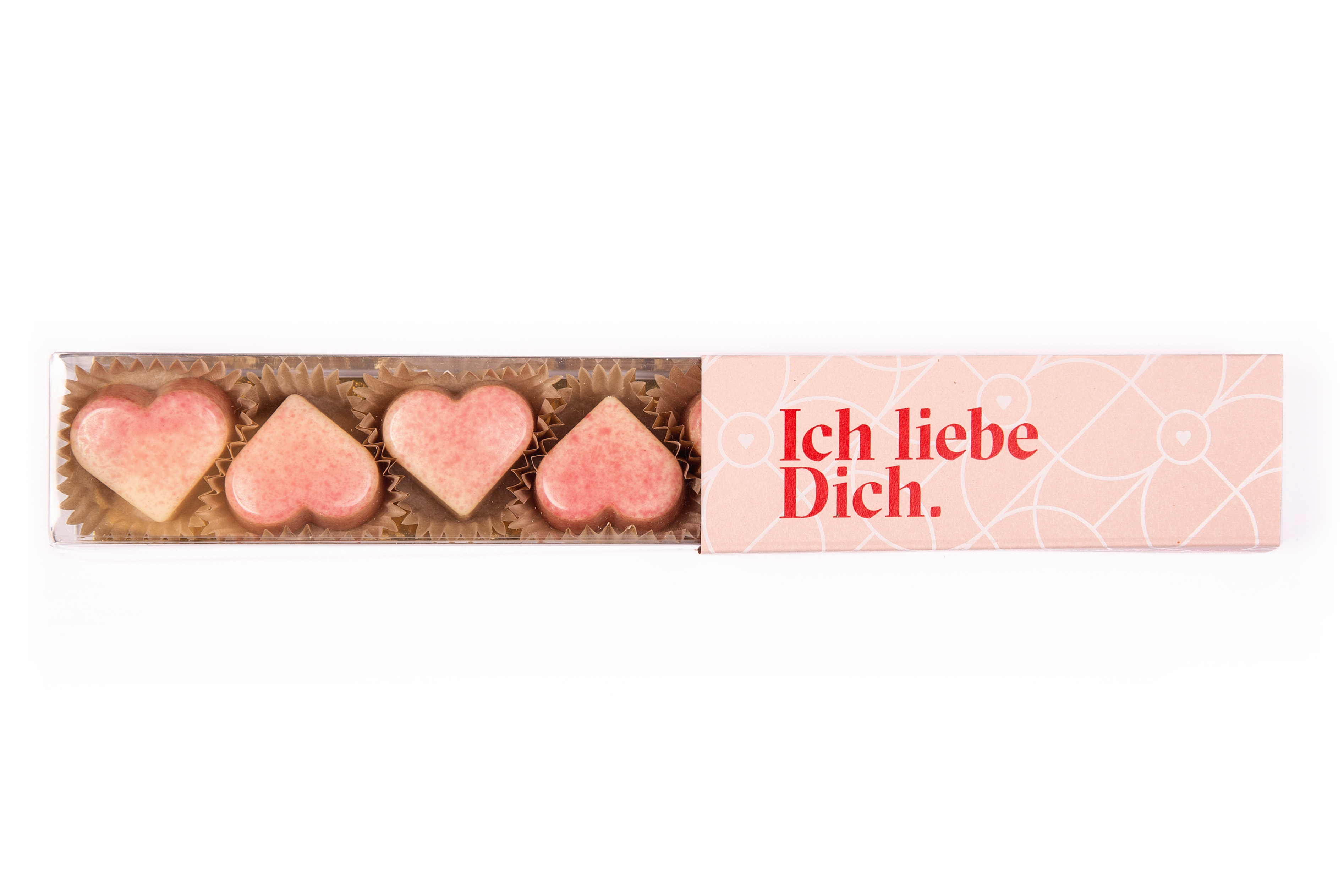 "ICH LIEBE DICH" Herzen