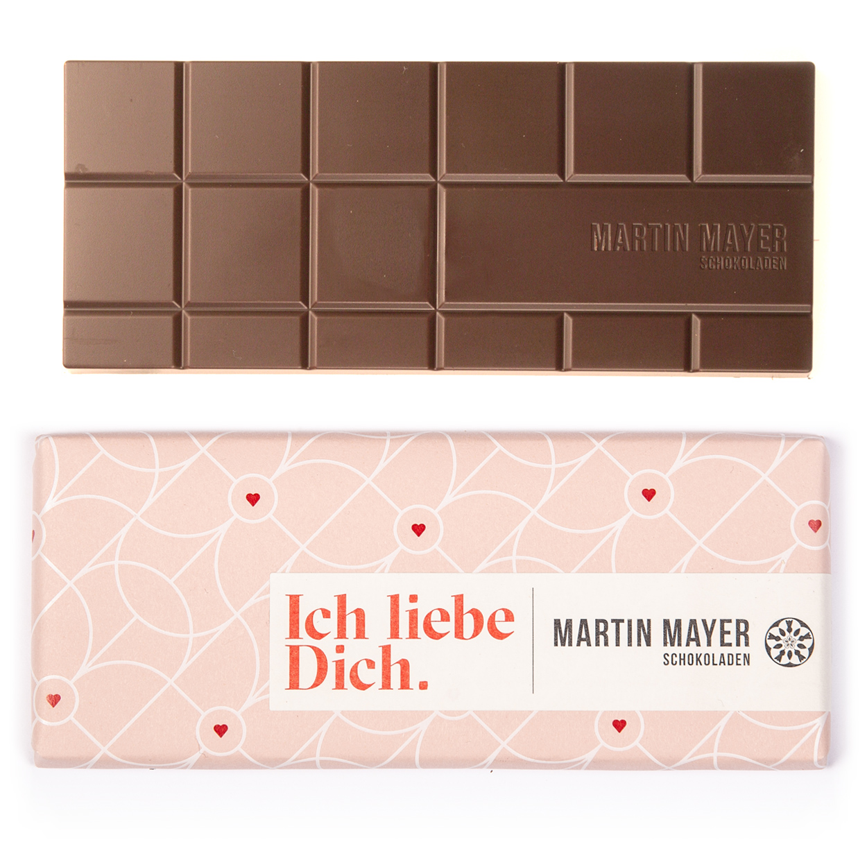 "ICH LIEBE DICH" Schokolade