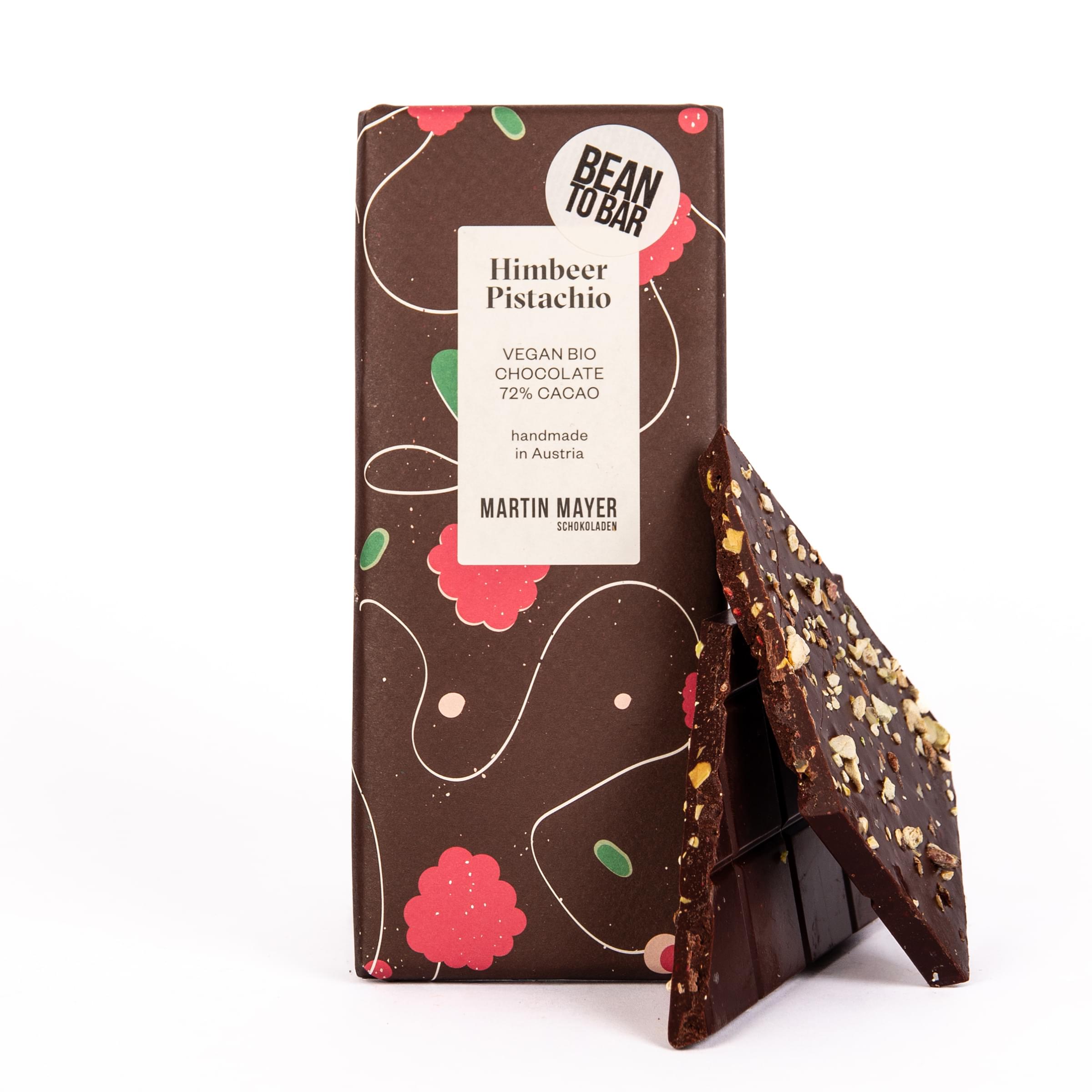 Himbeer Pistachio - BIO Schokolade